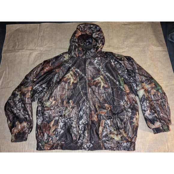 Woolrich Other - Woolrich men's camo jacket size XL thermal insulated packable hood reversible